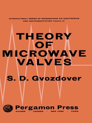 cover image of Theory of Microwave Valves